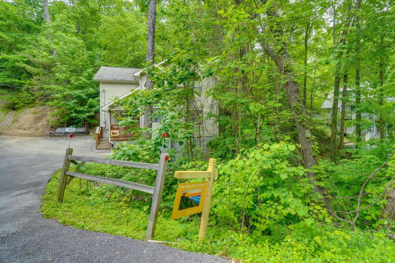 Gatlinburg Vacation Rental Balcony With Hot Tub! Exteriör bild