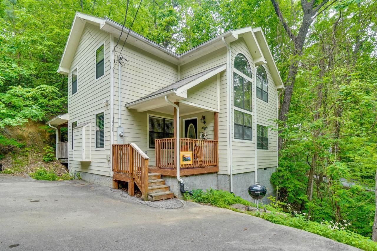 Gatlinburg Vacation Rental Balcony With Hot Tub! Exteriör bild